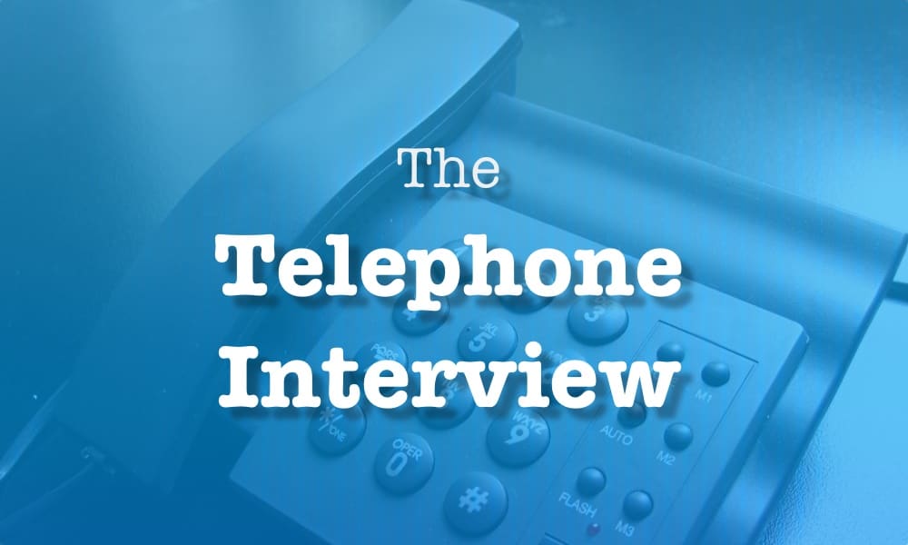Telephonic interview