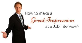 Making a First Impression on the Interviewer