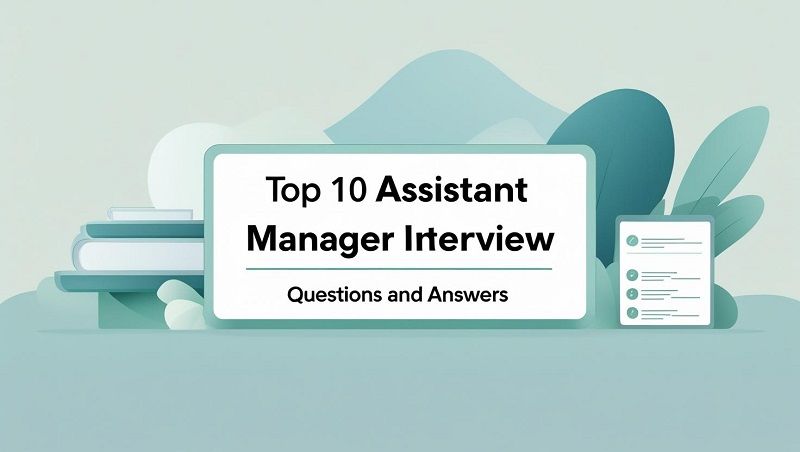 Top 10 Assistant Manager Interview Questions and Answers