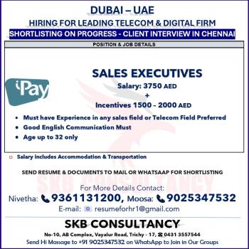 WANTED FOR DUBAI