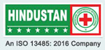 Hindustan medicare equipment international logo