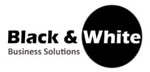 Black and White Business Solution logo