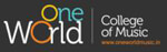 One World College of Music logo
