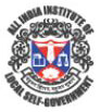 All India Institute of Local Self Government logo