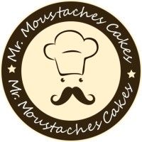 Mr. Moustaches Cake logo