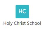 Holy christ school logo