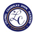 Col Chamola Doon Academy logo