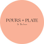 Pours and Plate Company Logo