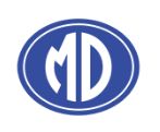 M D Motors logo