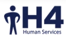 H4 Human Services logo