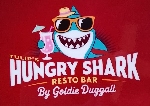 Hungry Shark Restobar By Goldie Duggall Company Logo