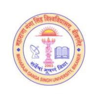 Maharaja Ganga Singh University Company Logo