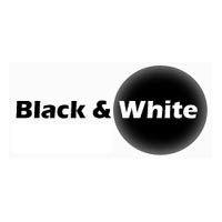 Black and White logo